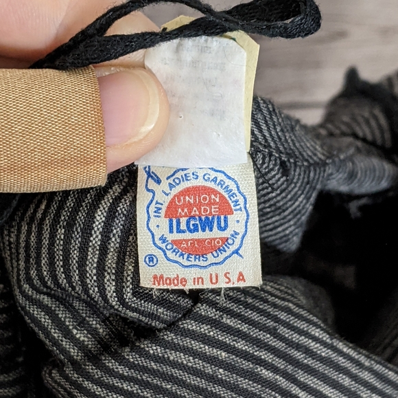 union made 1980s striped jumpsuit - Picture 2 of 11